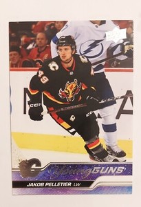 2023-24 Upper Deck Series 1 YOUNG GUNS Jakob Pelletier #208 Calgary Flames