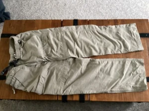 TNF The NorthFace Mens Size Medium Beige Nylon Cargo Hiking Belted Pants - Picture 1 of 8