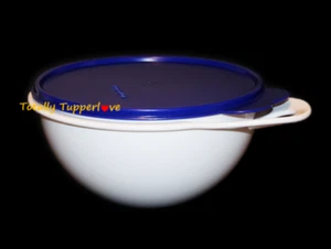 Mini tazón de mezcla de 6 tazas blanco y azul oscuro de colección usado en excelente estado - Imagen 1 de 2