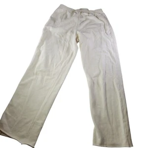 Outdoor Voices Lounge Hose weiß Bio Baumwolle Frottee weites Bein Größe M - Bild 1 von 7