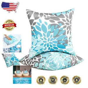 Retro 18x18 Wasserdicht Outdoor Kissen Set - Plüsch Komfort für Terrasse Glückseligkeit - Bild 1 von 11