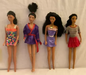 Vintage (4) 12” 90’s Barbie Dolls - Picture 1 of 4