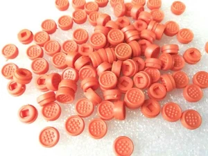 100x Red TrackPoint Caps Mouse Pointer Soft Rim for DELL E6440 E6500 E6510 E6530 - Picture 1 of 6