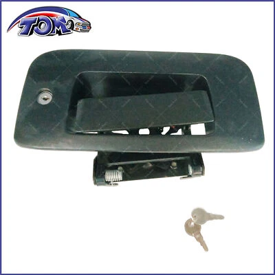 Tailgate Handle w/ Lock Black Kit for Chevy Silverado 2500 3500 GMC Sierra 2500 - Image 1 of 4