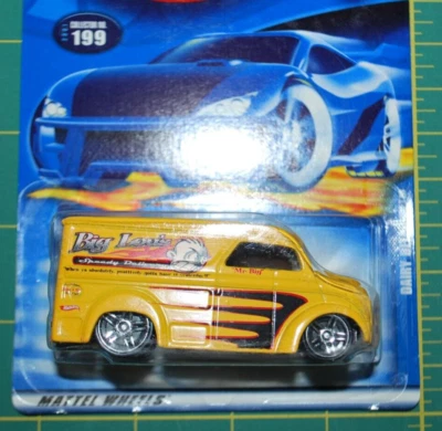 Hot Wheels Collector #199 2001 entrega de lácteos - amarillo con cromo PR5 Foto 1 de 3