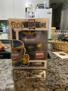 Funko Pop! Marvel- Thanos #509 Exclusive Marvel Collector Corps Marvel 80 Years - Picture 1 of 7
