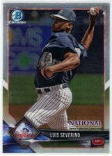 2018 Topps Bowman Chrome National Convention Luis Severino #BNR-LS