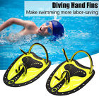 Ailerons à main plongée pour enfants adultes natation entraînement nageoires palettes réglables