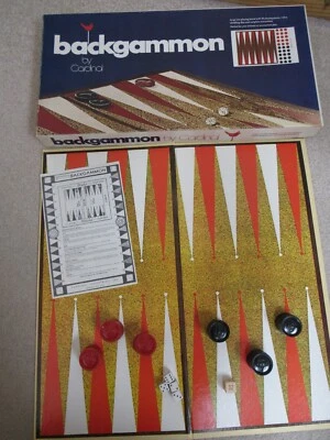 Vintage 1970's Backgammon Game By Cardinal Complete #135 - Image 1 of 4