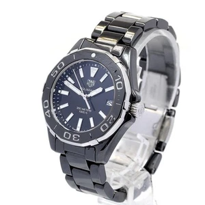 TAG HEUER WAY1390 Aquaracer Full Ceramic Date Quartz Women #C562 - Picture 1 of 6