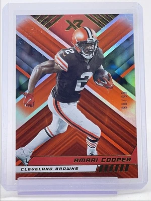 AMARI COOPER 2022 XR FUTBOL NARANJA CLEVELAND BROWNS #20/99 Q5352 Foto 1 de 2
