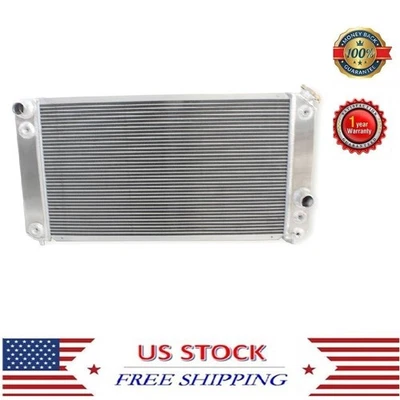 3 Row Aluminum Radiator Fit 1996-2005 Chevrolet S10 Blazer GMC Sonoma Jimmy V6 Foto 1 de 4