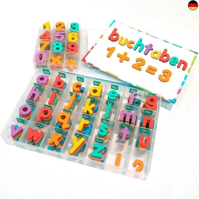 Magnetische Buchstaben und Zahlen für Kinder ? Das komplette Set: 182  - Bild 1 von 4