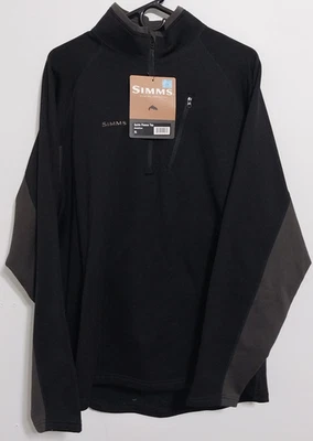 Simms Guide Fleece Top Black/Coal Mens XL *NEW* - Image 1 of 4