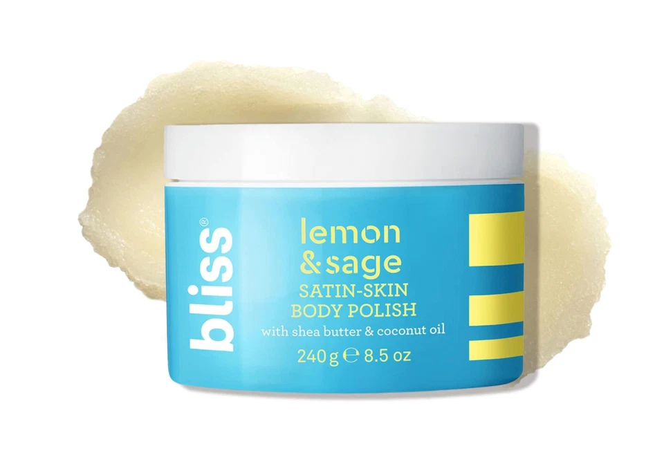 Bliss Satin-Skin Body Polish - Lemon and Sage - Body Scrub with Shea Butter - Image 1 of 1