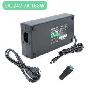 US AC 110V auf DC 24V 7A Trafo Netzteil Adapter für LED Streifen - Bild 1 von 8