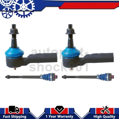 Mevotech dianteiro interno, externo extremidades de haste de amarração compatível com 2011 Chevrolet Silverado 2500 HD - Imagem 1 de 4