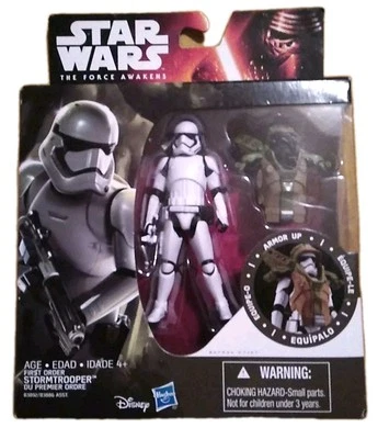 Star Wars Action Figure The Force Awakens First Order Stormtrooper Armor Up - Image 1 of 4