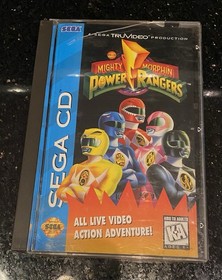 Mighty Morphin Power Rangers Sega CD Game CIB Complete In Box 1995 Classic Rare