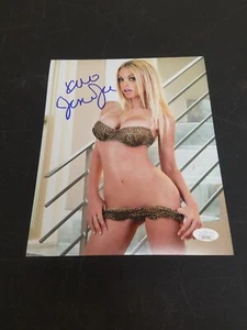 Foto autografiada de Jessie Jane 8x10 a color con certificación Jsa - Imagen 1 de 3