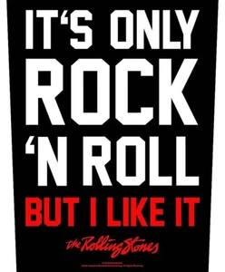 Rolling Stones It's Only Rock 'n Roll giant sew-on backpatch 360mm x 290mm (rz) - Picture 1 of 1
