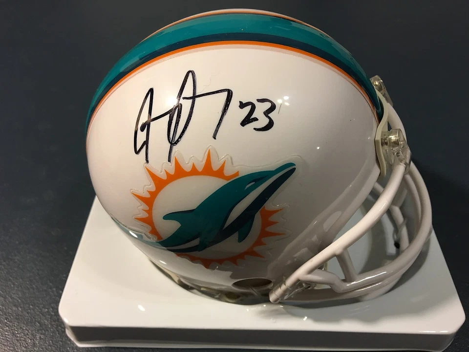 JAY AJAYI  MIAMI DOLPHINS   SIGNED MINI HELMET - Image 1 of 1