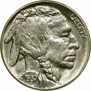 ANACS MS66 1937 Buffalo Nickel - Picture 1 of 3