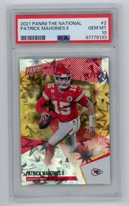 2021 Panini The National #2 Patrick Mahomes II Kaboom Explosion /50 PSA 10 - Picture 1 of 2