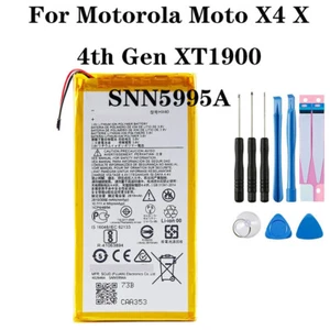New HX40 Battery Replacement For Motorola Moto X4 X 4th Gen XT1900 SNN5995A Tool - Picture 1 of 2