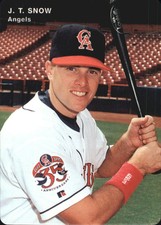 1995 Angels Mother's Baseball Card #3 J.T. Snow