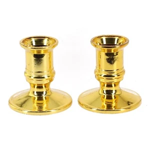 4x / 2x Taper Candle Holders Votive Candles Holder Candlestick Wedding Party UK - Picture 1 of 8