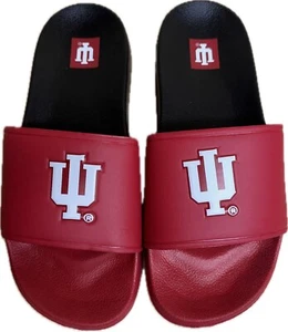 Sandalia deslizante degradada para hombre Indiana University IU talla S (7-8) nueva con etiquetas - Imagen 1 de 3