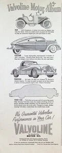 VINTAGE 1950er Jahre Druckanzeige ~ Valvoline Motoröl ~ Die weltweit erste... - Bild 1 von 1
