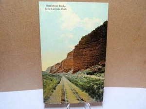 1909 Cartolina Steamboat Rocks Echo Canyon Utah - Foto 1 di 2