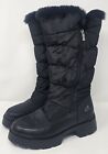 Religious Comfort Dime Black Quilted Nylon Double Zip Boots Size 8