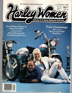 Harley Women an Asphalt Angels Magazine - Jan / Feb 1991 ~ 2-4 - Picture 1 of 1