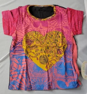Juana De Arco Corazon Nido T-Shirt 6 Patchwork-Juana Print Mix-06 100 NWT - Picture 1 of 4