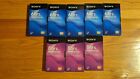 Sony Vhs Tapes 5X 6 Hours 3X 8 Hours Pack New