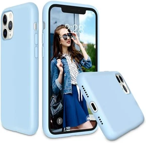 Für iPhone 11, Pro Max stoßfeste Silikon Hülle Cover mit Glas Displayschutzfolie - Bild 1 von 7