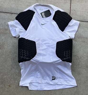 Nike Pro Combat футбол гиперсильный сжатия рубашка с подушечками - Изображение 1 из 4