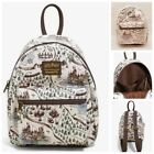 Loungefly Harry Potter School Grounds Hogwarts Mini Backpack Map Pattern NWT New
