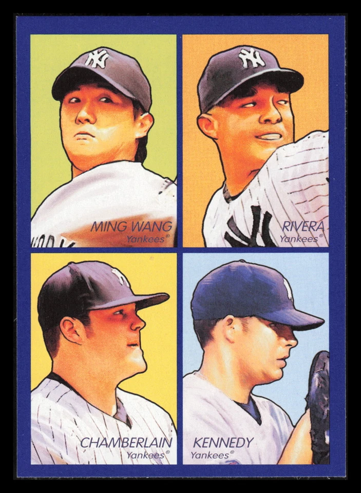 2009 Upper Deck Goudey Wang / Rivera / Kennedy / Chamberlain #35-59 Blue - Image 1 of 2