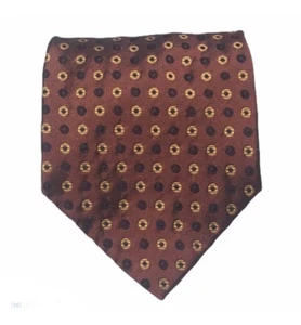 Corbata para hombre ALLEA by Nordstrom 100 % seda hecha en Italia marrón - Imagen 1 de 5