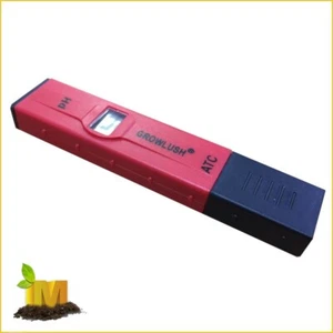 Growlush brand PH meter with Buffer Solution for Hydroponics and Aquarium - Picture 1 of 7
