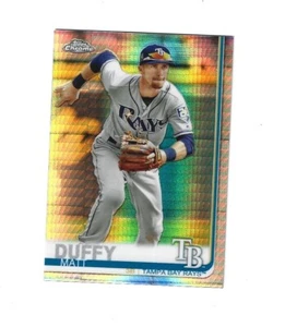 2019 Topps Chrome Prism Refractors #104 Matt Duffy  TAMPA  RAYS - Picture 1 of 1