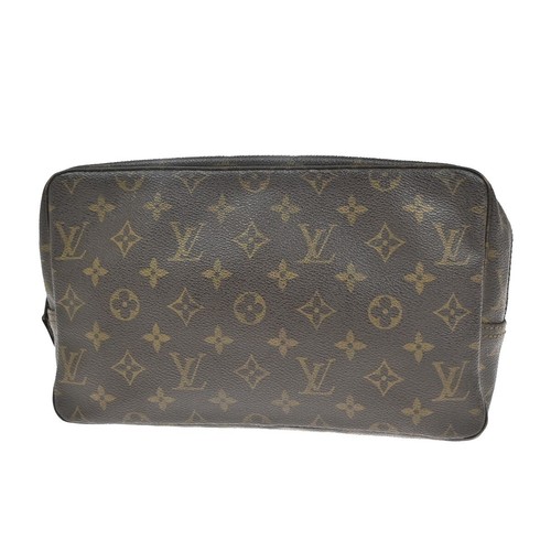 LOUIS VUITTON（LV） LOUIS VUITTON Trousse Toilette 28 pochette borsa a mano monogramma marrone M47522 67EE554