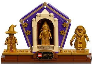 Lego 76391 Hogwarts Icons Minifigures Dumbledore McGonagall Hagrid Gold 20th - Picture 1 of 5