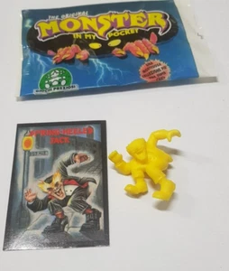 🟢 MONSTER IN MY POCKET SERIE 1 ACTION FIGURE CON CARTA E BUSTA - Foto 1 di 2