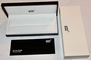 Montblanc Pen Box and Service Guide Only NEW