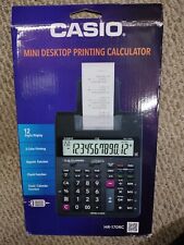 Casio Hr-170Rc Mini Desktop Printing Calculator 12 Digit Display 2 Color Print